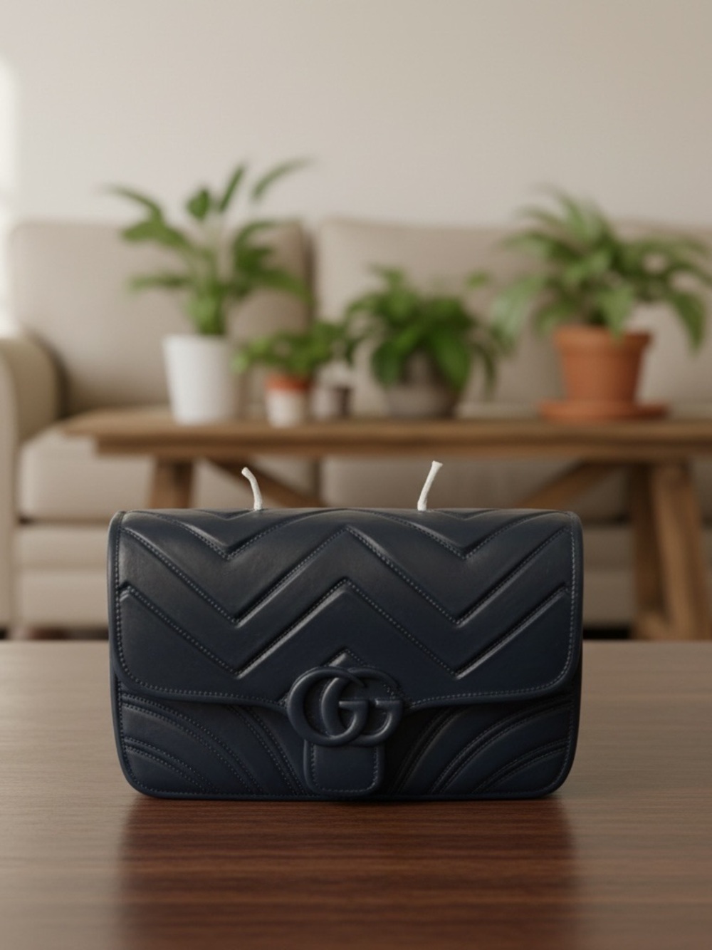 Candle GG Bag in Navy